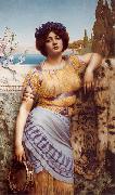 John William Godward Ionian Dancing Girl oil painting reproduction